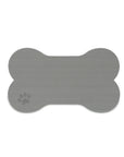 SeaDek Dog Bowl Mat - Storm Grey/Black - Medium - 12.5" x 24"