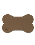 SeaDek Dog Bowl Mat - Cappuccino/Black - Medium - 12.5" x 24"