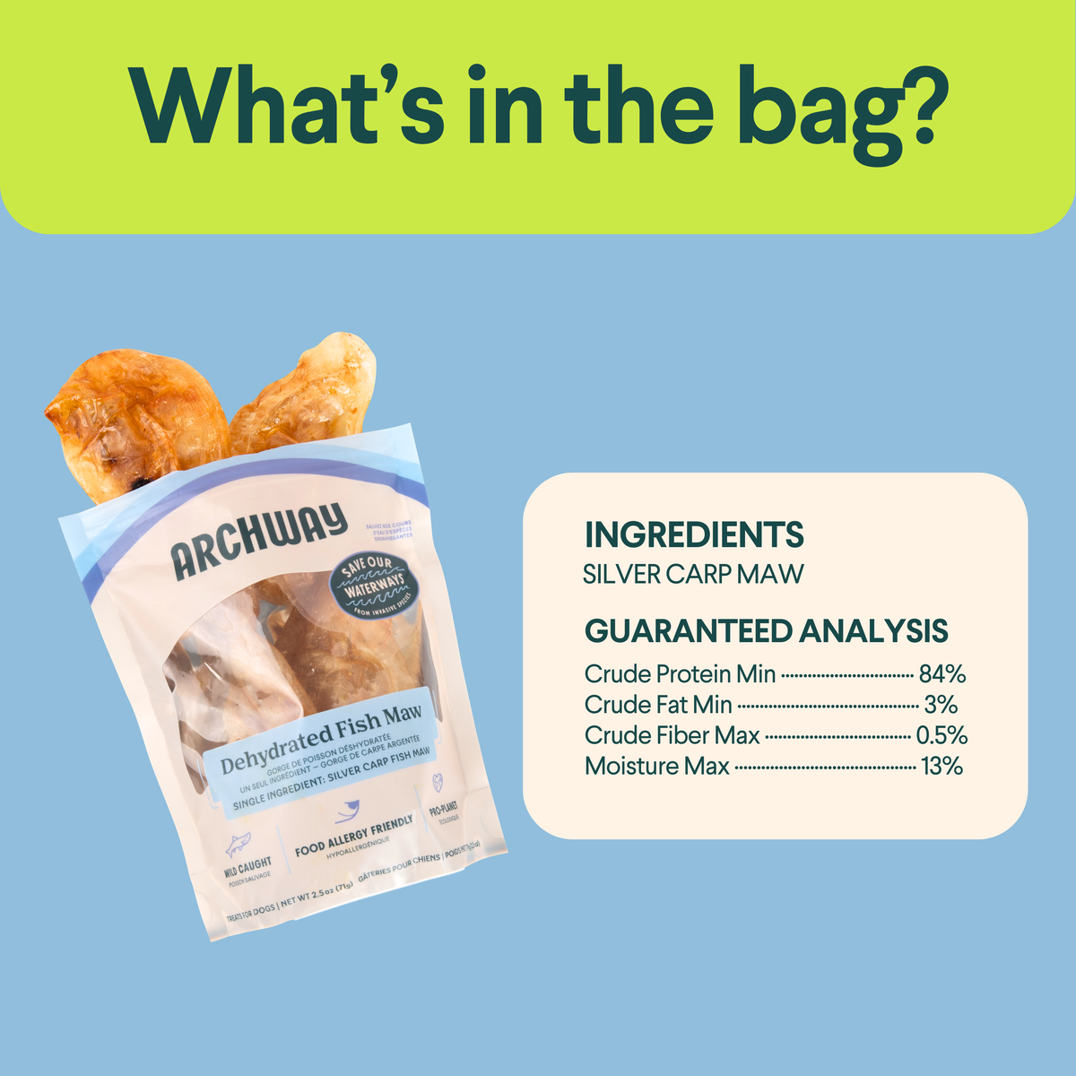 Sustainable Fish Maws For Dogs