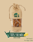 100% Yak Milk Chews for Dogs