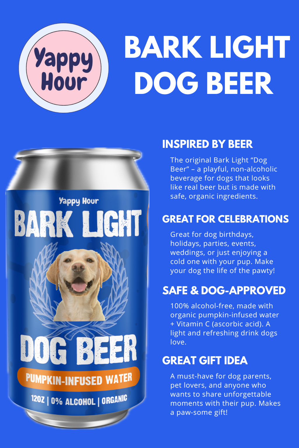 Bark Light Dog Beer | 4ct