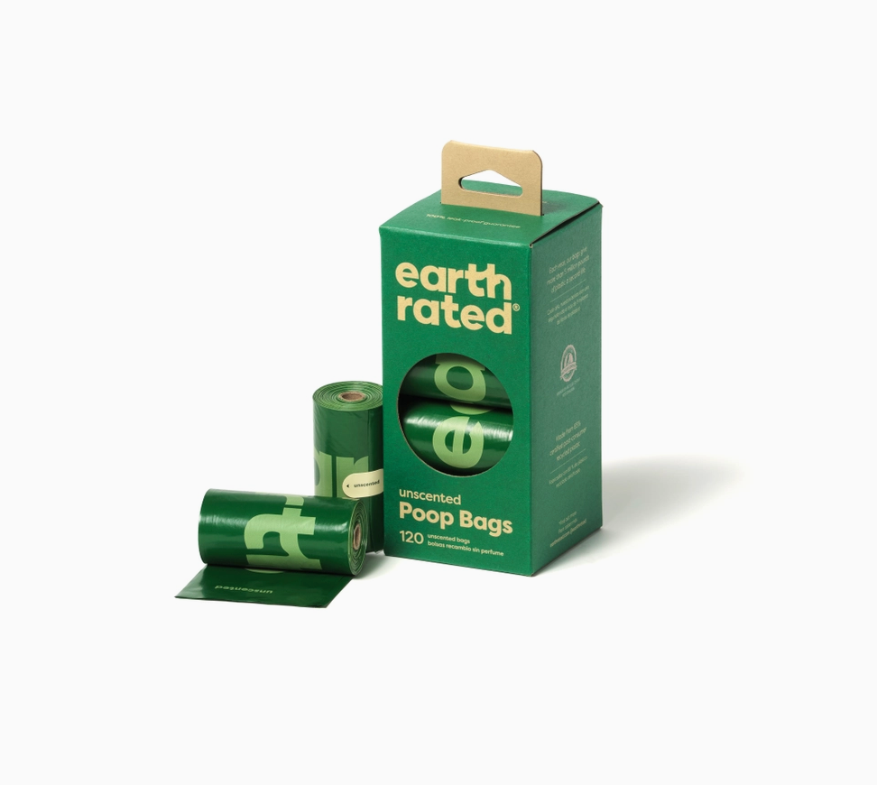 Earth Rated Poop Bags (Unscented) - 120ct
