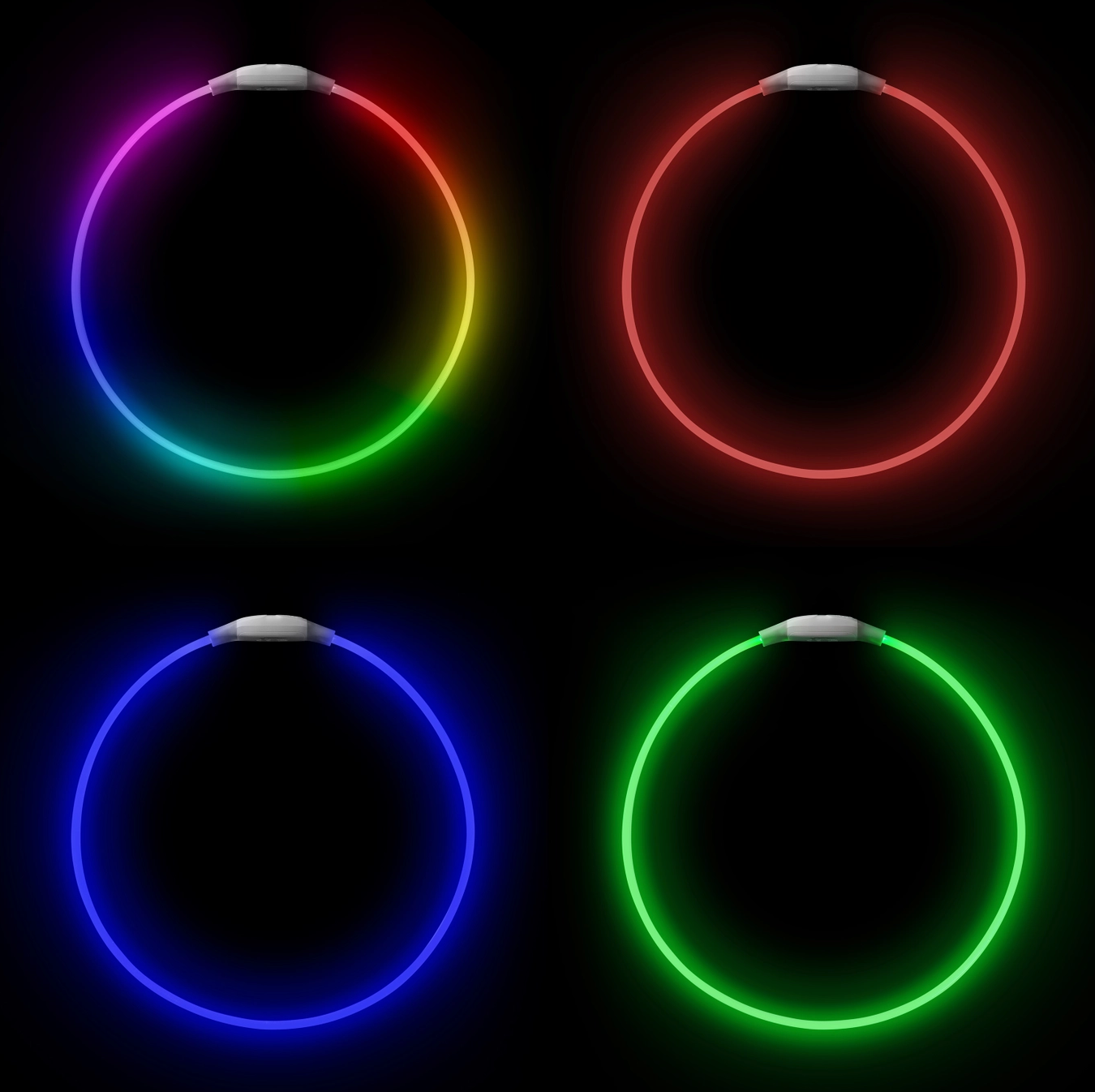 Nite Ize Nitehowl Max Rechargeable LED Safety Necklace Disco